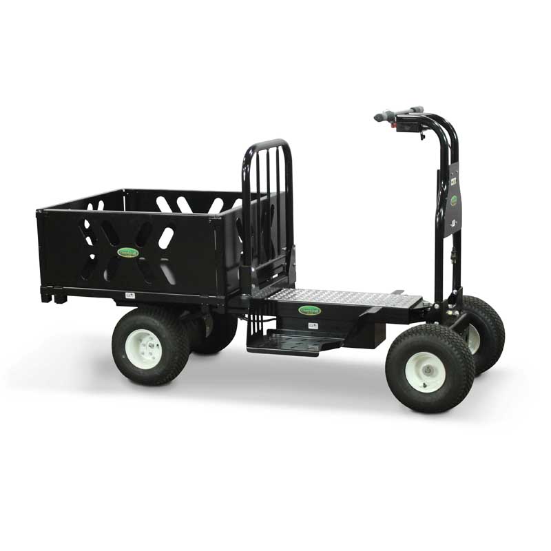 Electric Powered Ride On Cart 10 Cu. Ft. Utility Hopper Overland Carts